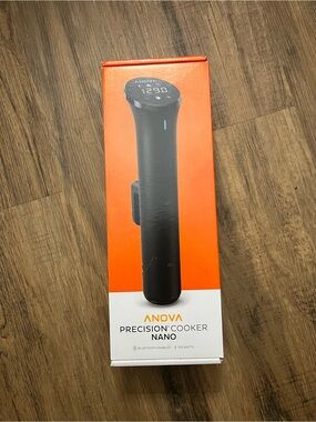 Anova Precision Cooker Nano Black French Sous Vide Bluetooth Enabled NWT Boxed
